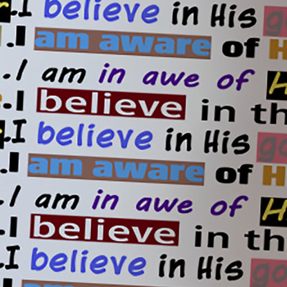 I Believe in the Lord Scarf