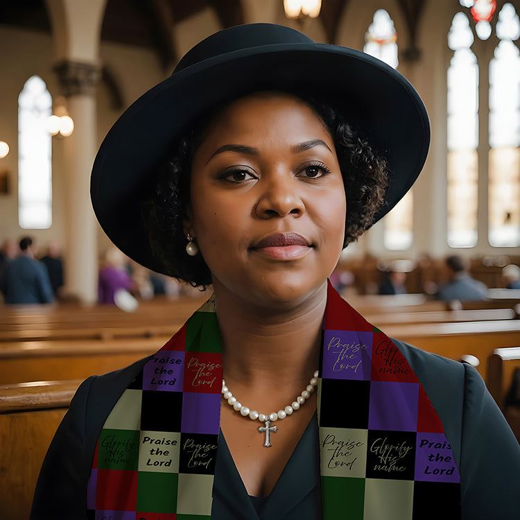 Praise the Lord Glorify His Name Diaspora Scarf