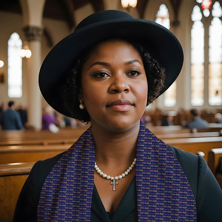 Shine Light Shine Indigo Scarf