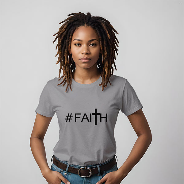 Hashtag Faith Women's Semi-Fitted T-Shirt