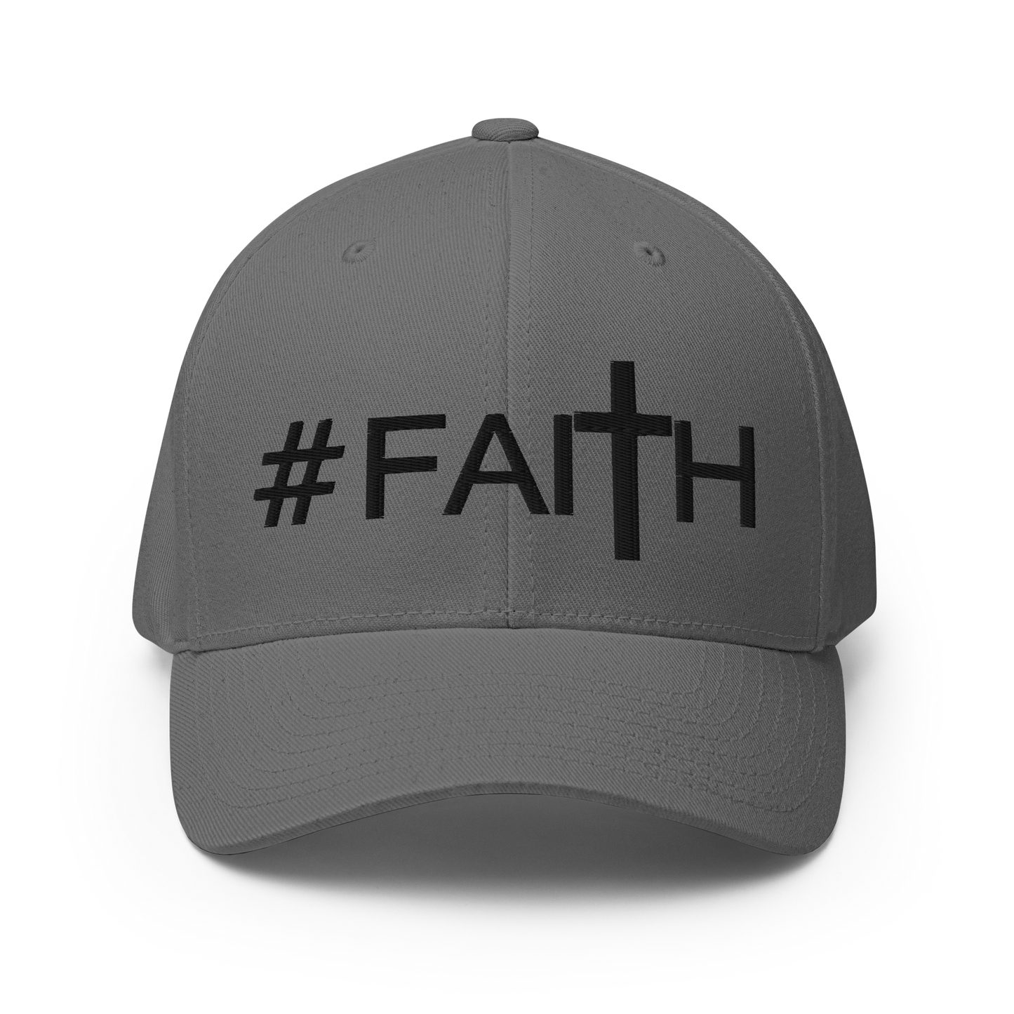 Hashtag Faith (Black) Fitted Baseball Cap
