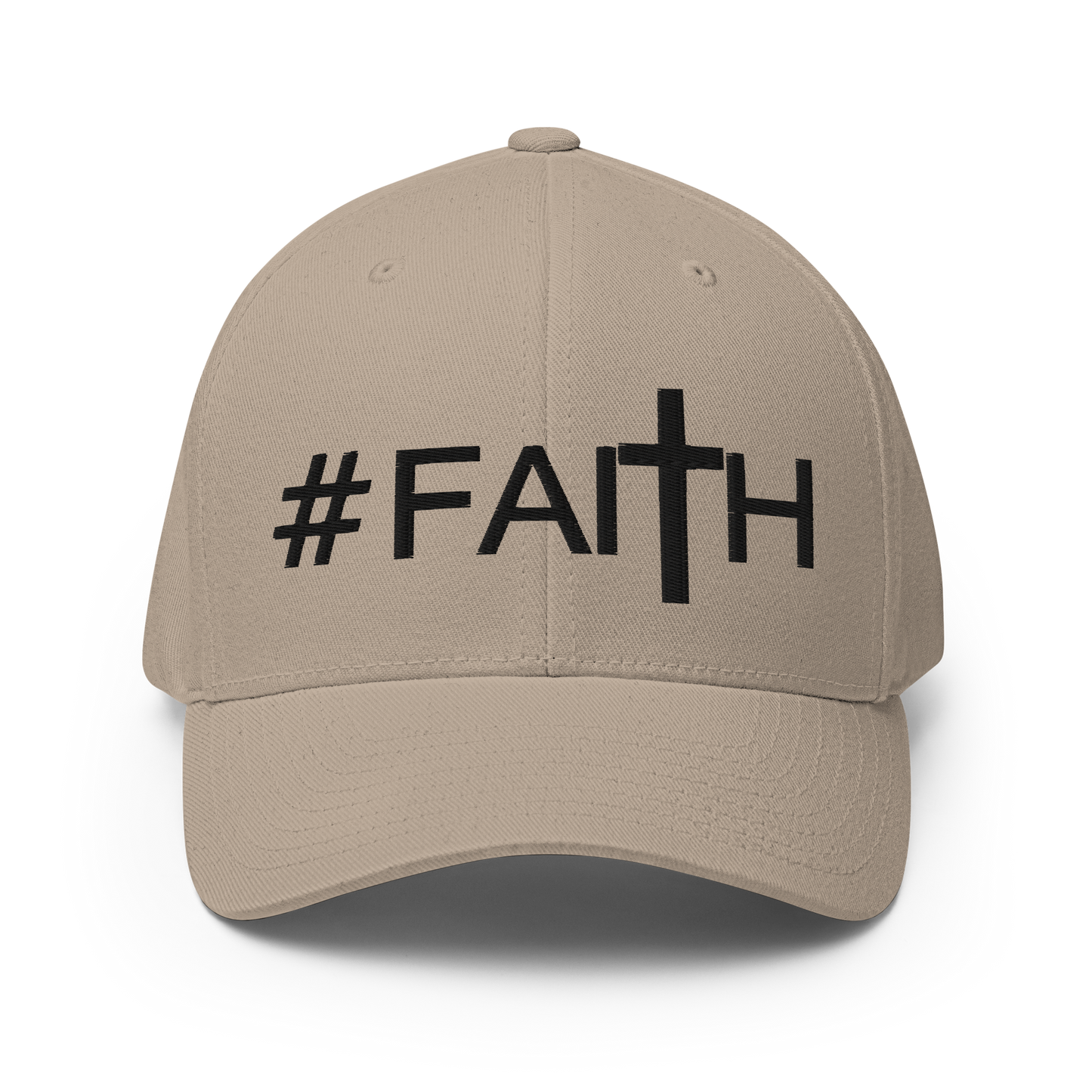 Hashtag Faith (Black) Fitted Baseball Cap
