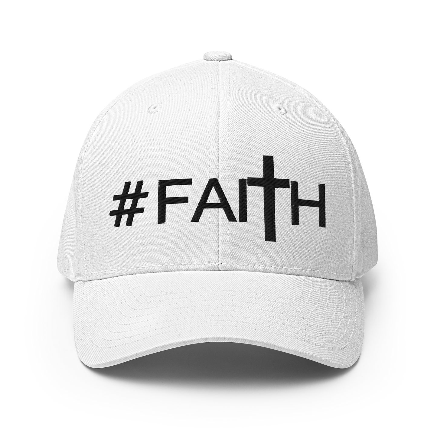 Hashtag Faith (Black) Fitted Baseball Cap