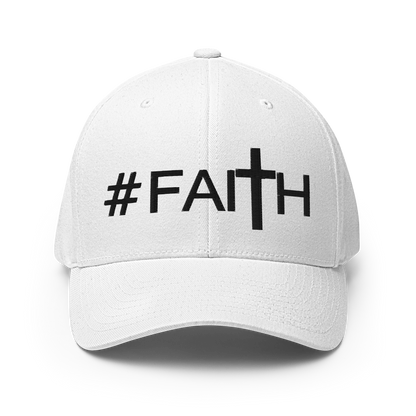 Hashtag Faith (Black) Fitted Baseball Cap