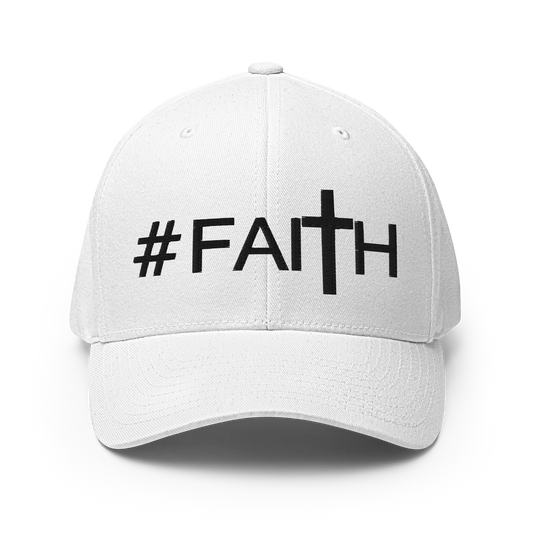 Hashtag Faith (Black) Fitted Baseball Cap