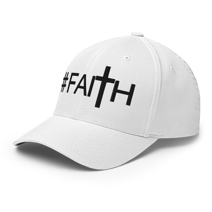 Hashtag Faith (Black) Fitted Baseball Cap