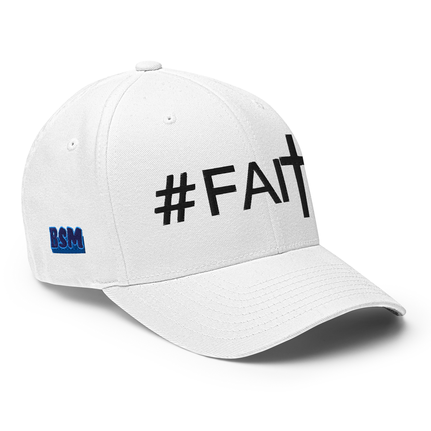 Hashtag Faith (Black) Fitted Baseball Cap