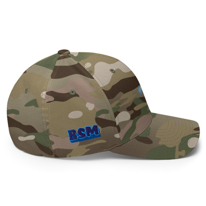 He Lives Fitted Cap