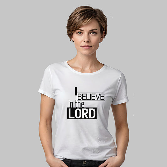 I Believe in the Lord Women's Semi-Fitted T-Shirt