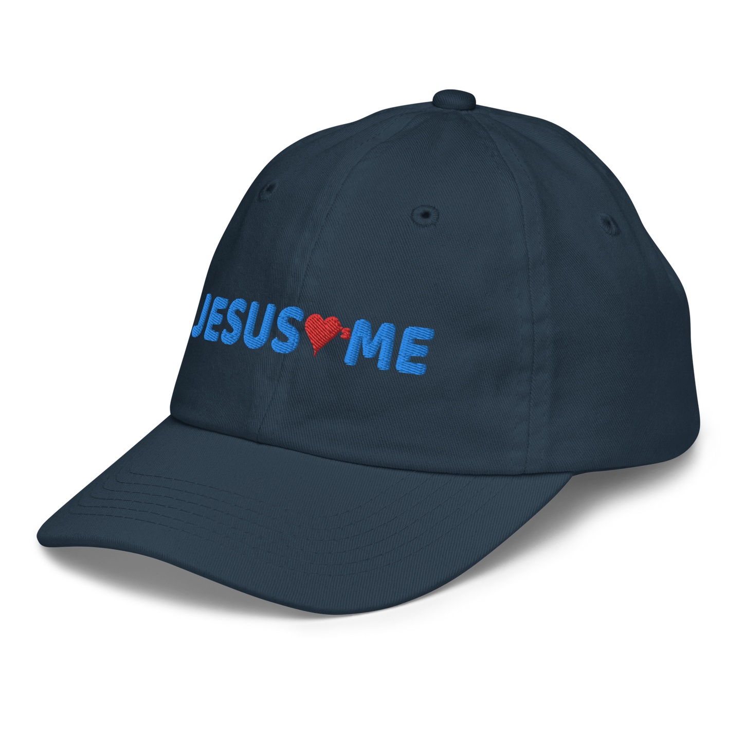 Jesus Loves Me Embroidered Kids Cap