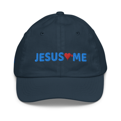 Jesus Loves Me Embroidered Kids Cap