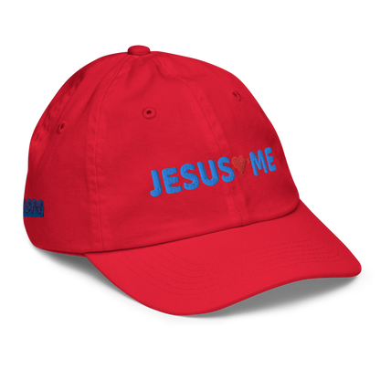 Jesus Loves Me Embroidered Kids Cap