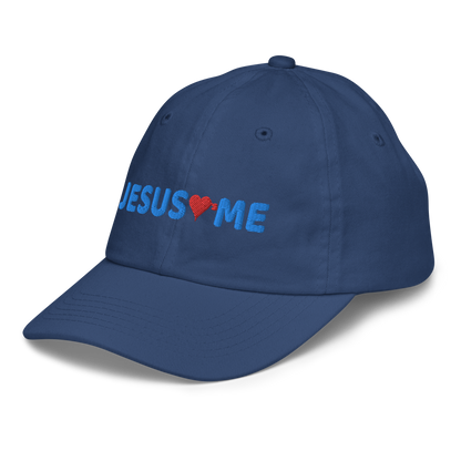 Jesus Loves Me Embroidered Kids Cap