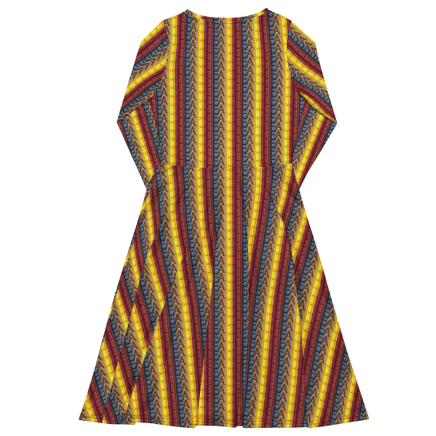 Multicolored Faith Patterned Midi Dress