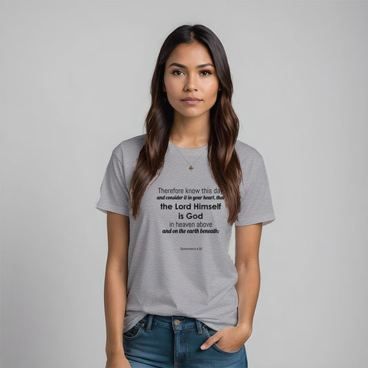The Lord Is God There Is No Other Women's Semi-Fitted T-Shirt