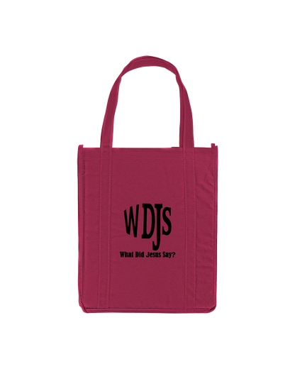 75-PK WDJS What Did Jesus Say Bible Tote