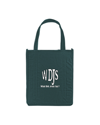 75-PK WDJS What Did Jesus Say Bible Tote