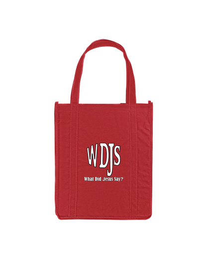 75-PK WDJS What Did Jesus Say Bible Tote