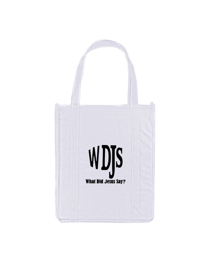 75-PK WDJS What Did Jesus Say Bible Tote