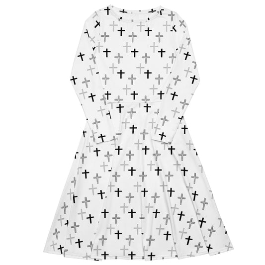 Cross Trio Midi Dress