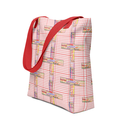 Easter Jesus Cross Bible Tote