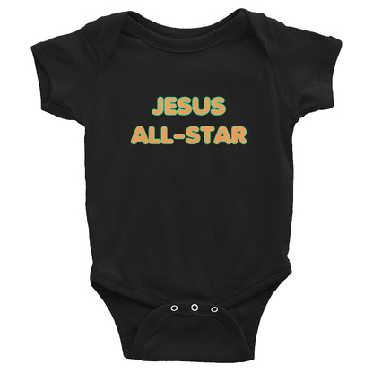 Jesus All-Star Baby Bodysuit