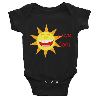 I Love God (Sun) Baby Bodysuit