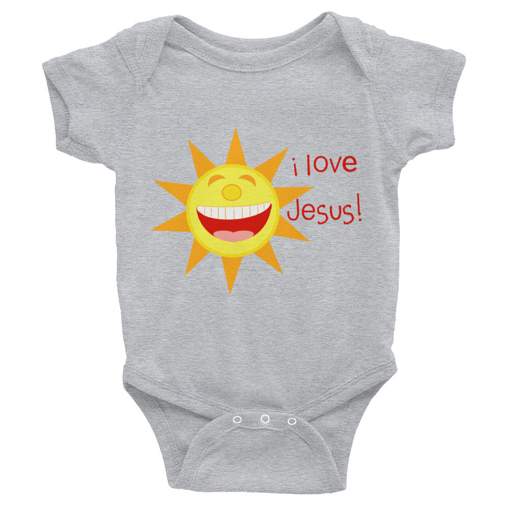 I Love Jesus (Sun) Baby Bodysuit