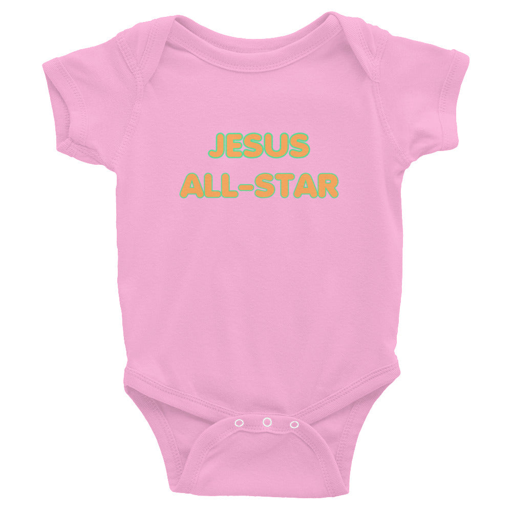 Jesus All-Star Baby Bodysuit