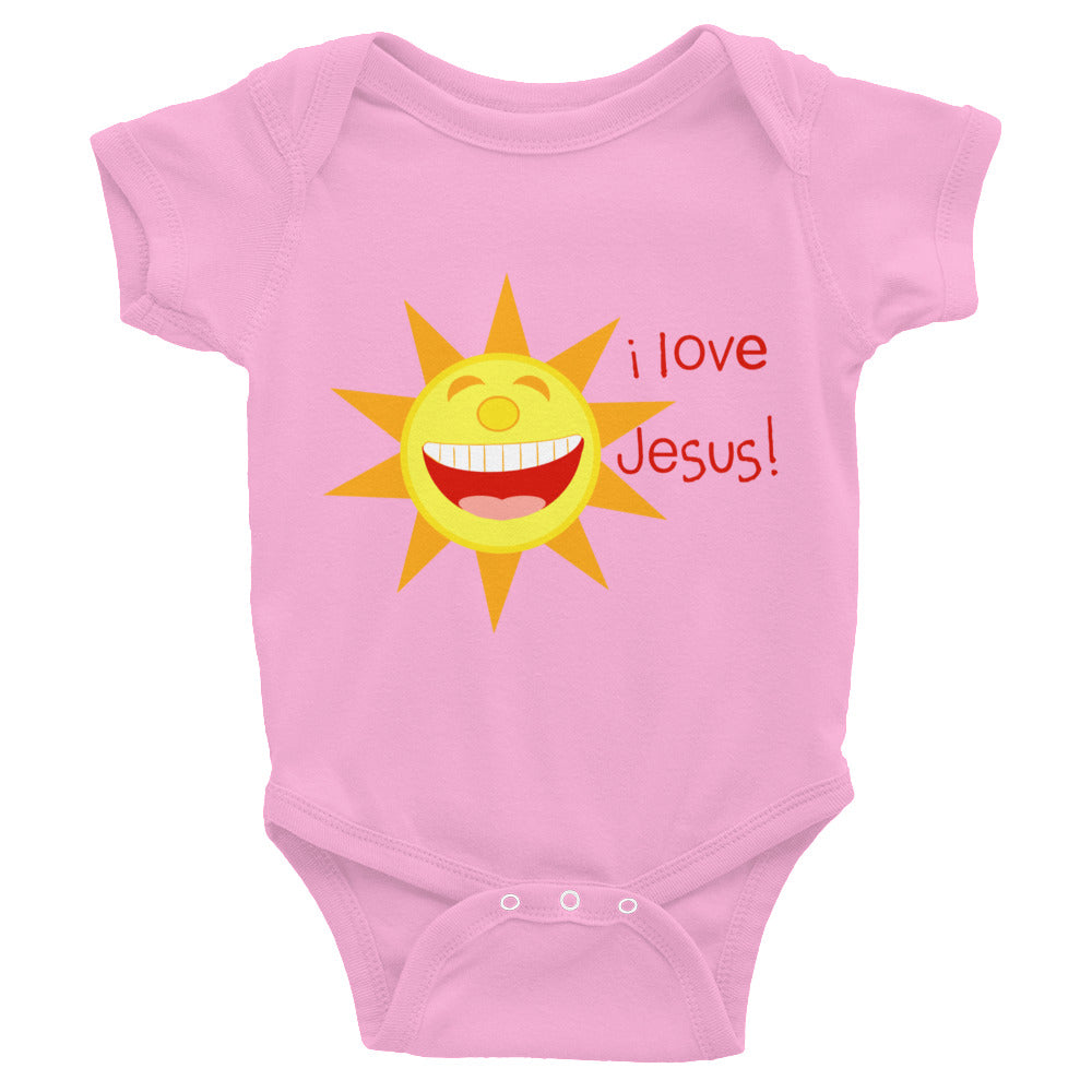 I Love Jesus (Sun) Baby Bodysuit