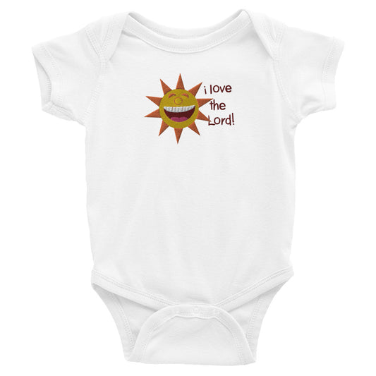 I Love the Lord (Sun) Embroidered Bodysuit