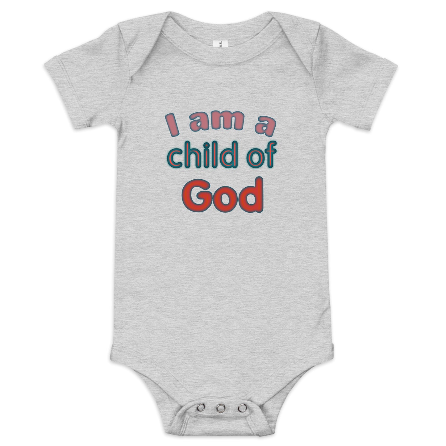 I Am a Child of God Infant Bodysuit