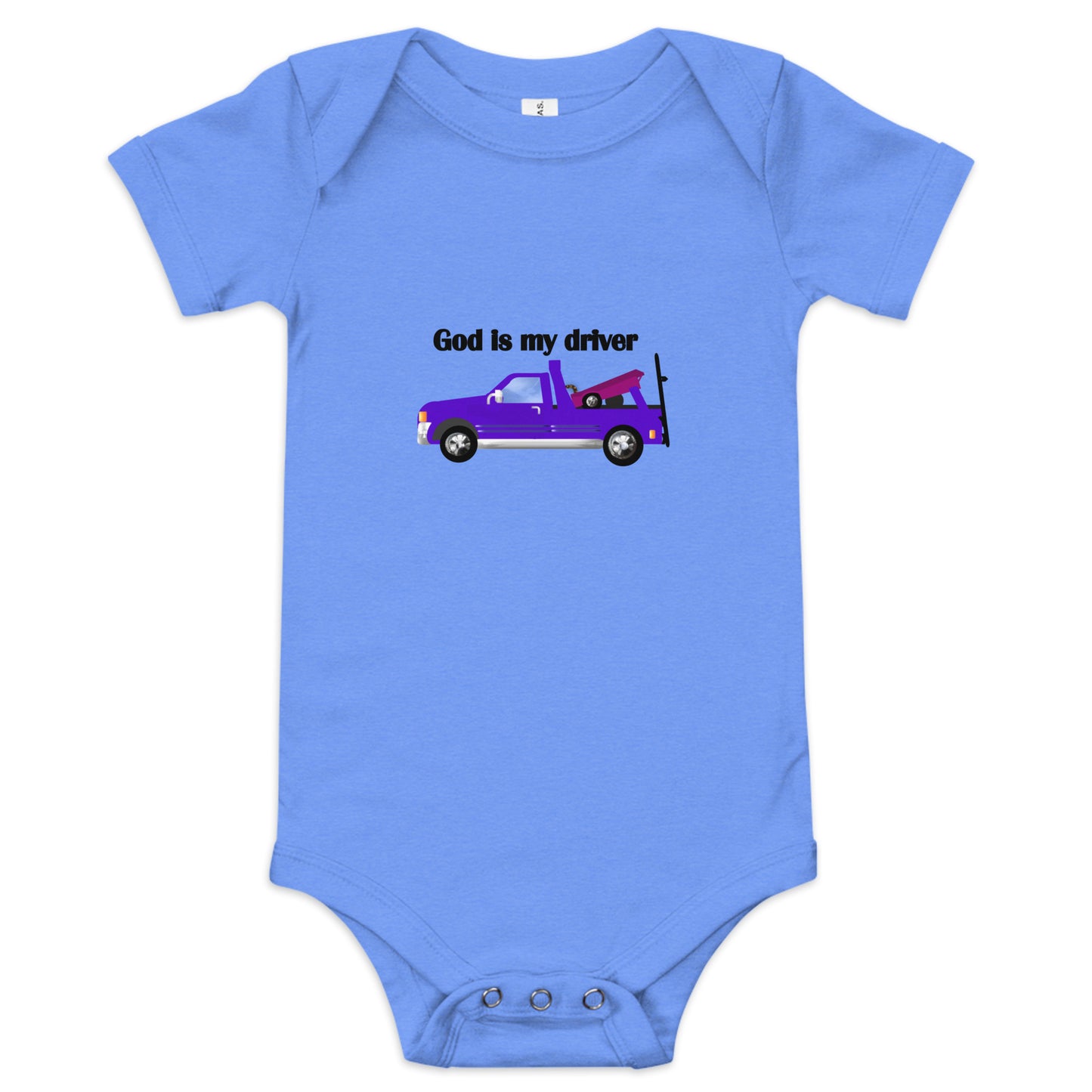 God Is My Driver Infant Bodysuit