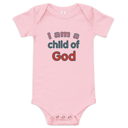 I Am a Child of God Infant Bodysuit