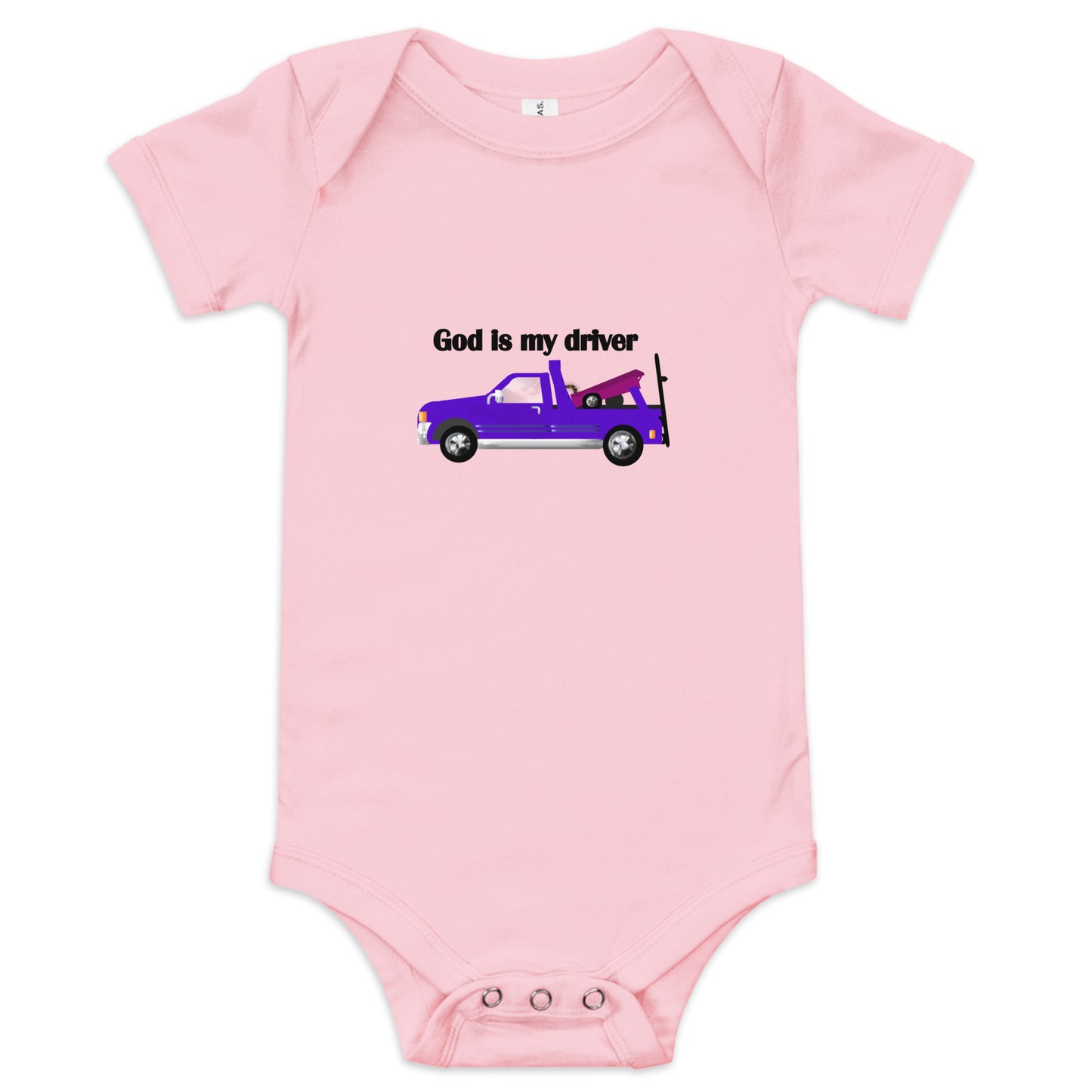 God Is My Driver Infant Bodysuit