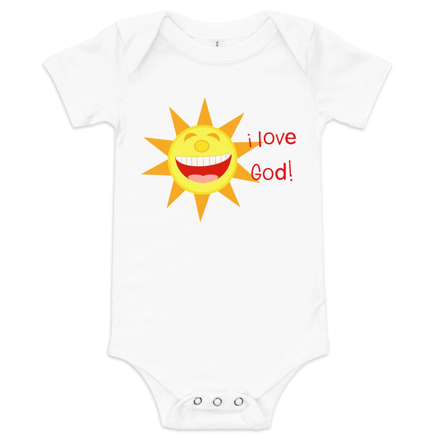 I Love God (Sun) Infant Bodysuit