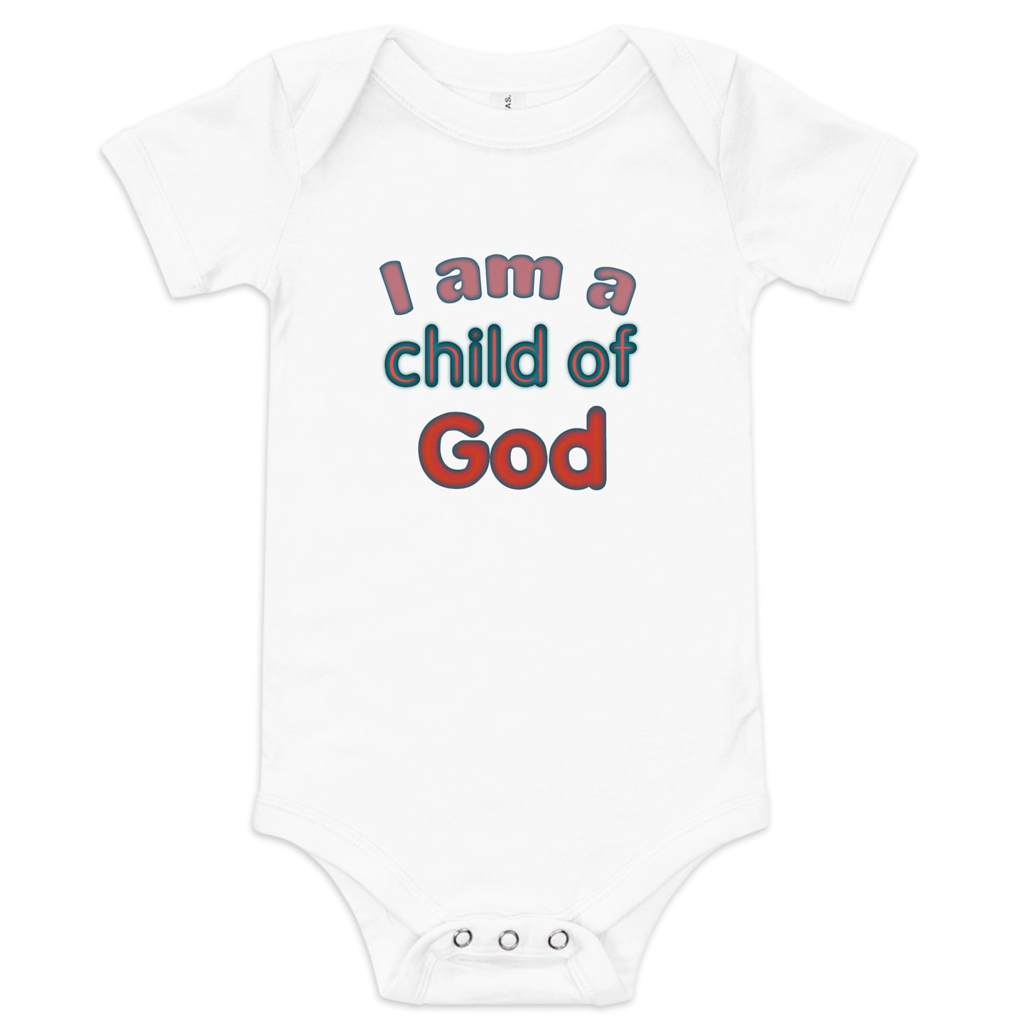 I Am a Child of God Infant Bodysuit