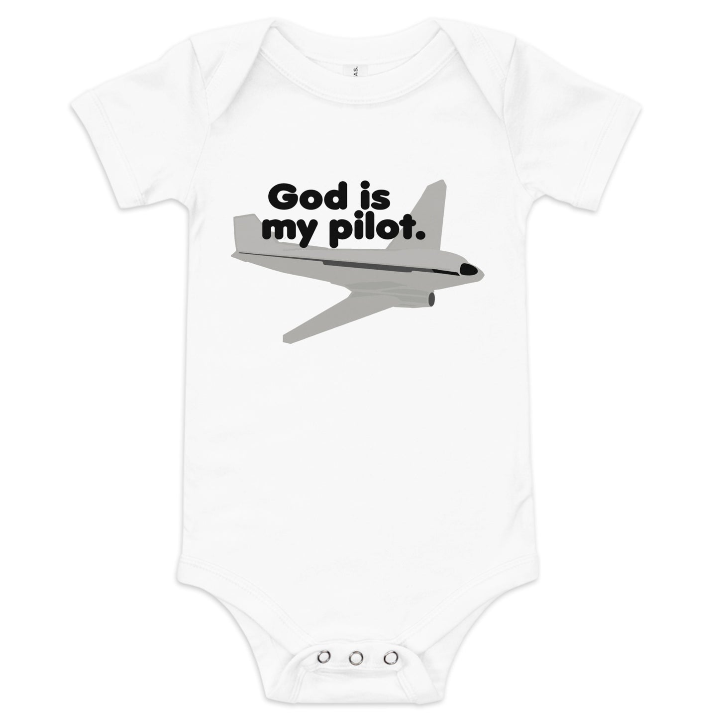 God Is My Pilot Infant Bodysuit