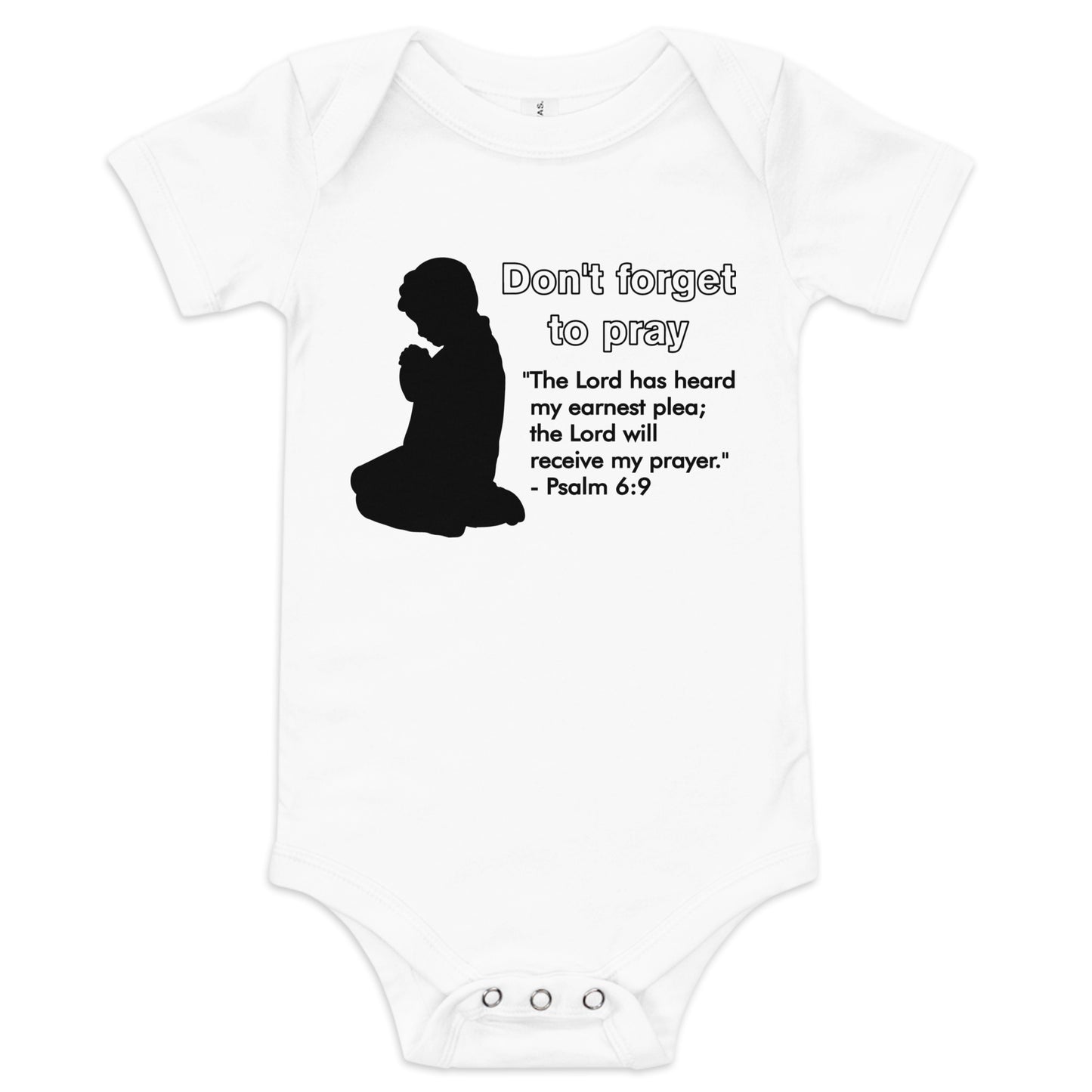 Don't Forget to Pray Infant Bodysuit
