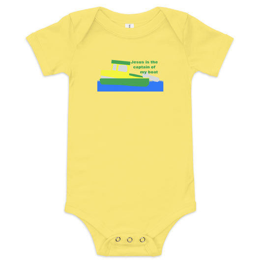 Jesus Is the Captain of My Boat Infant Bodysuit