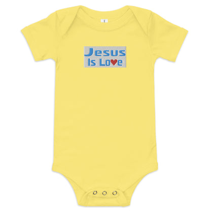 Jesus Is Love Christian Infant Bodysuit