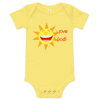 I Love God (Sun) Infant Bodysuit