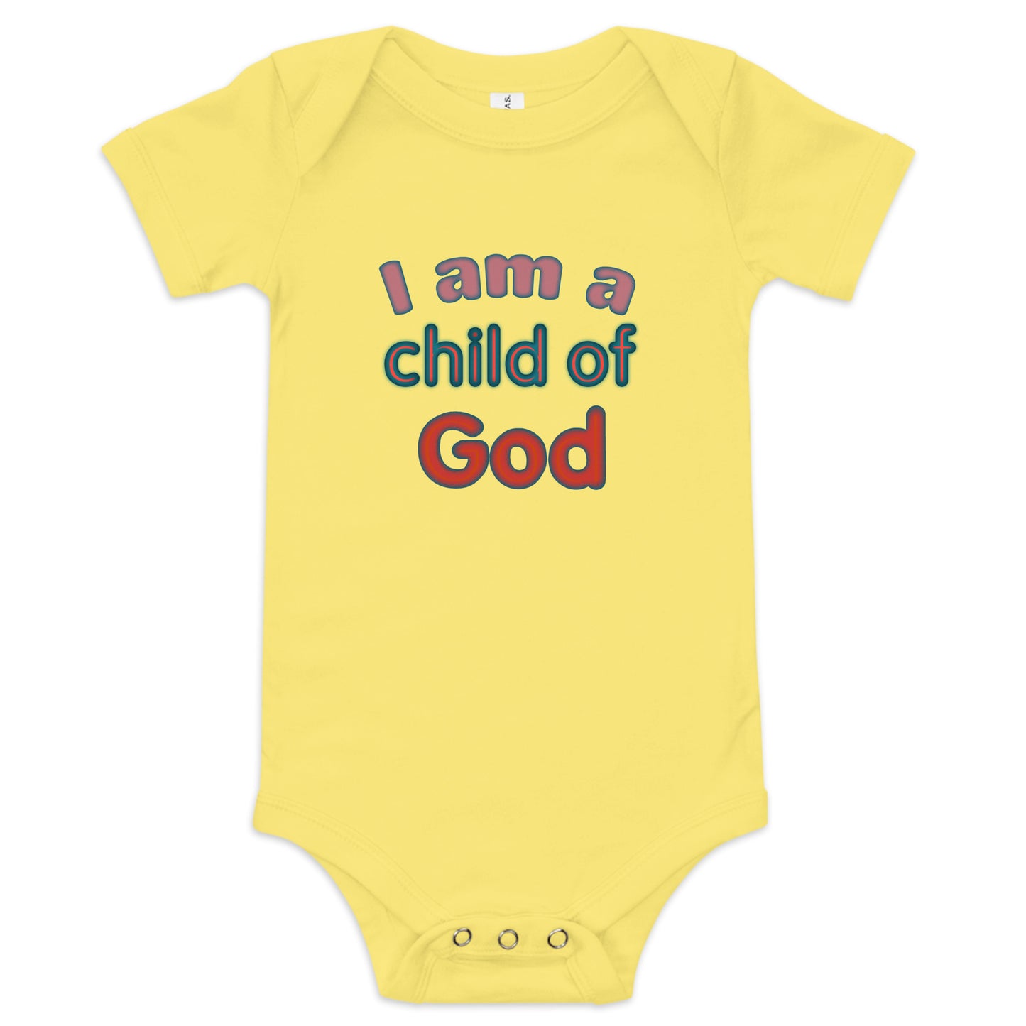 I Am a Child of God Infant Bodysuit