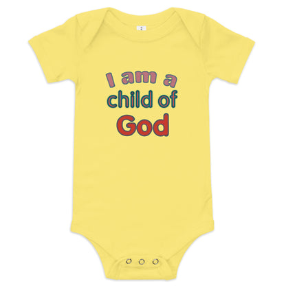 I Am a Child of God Infant Bodysuit