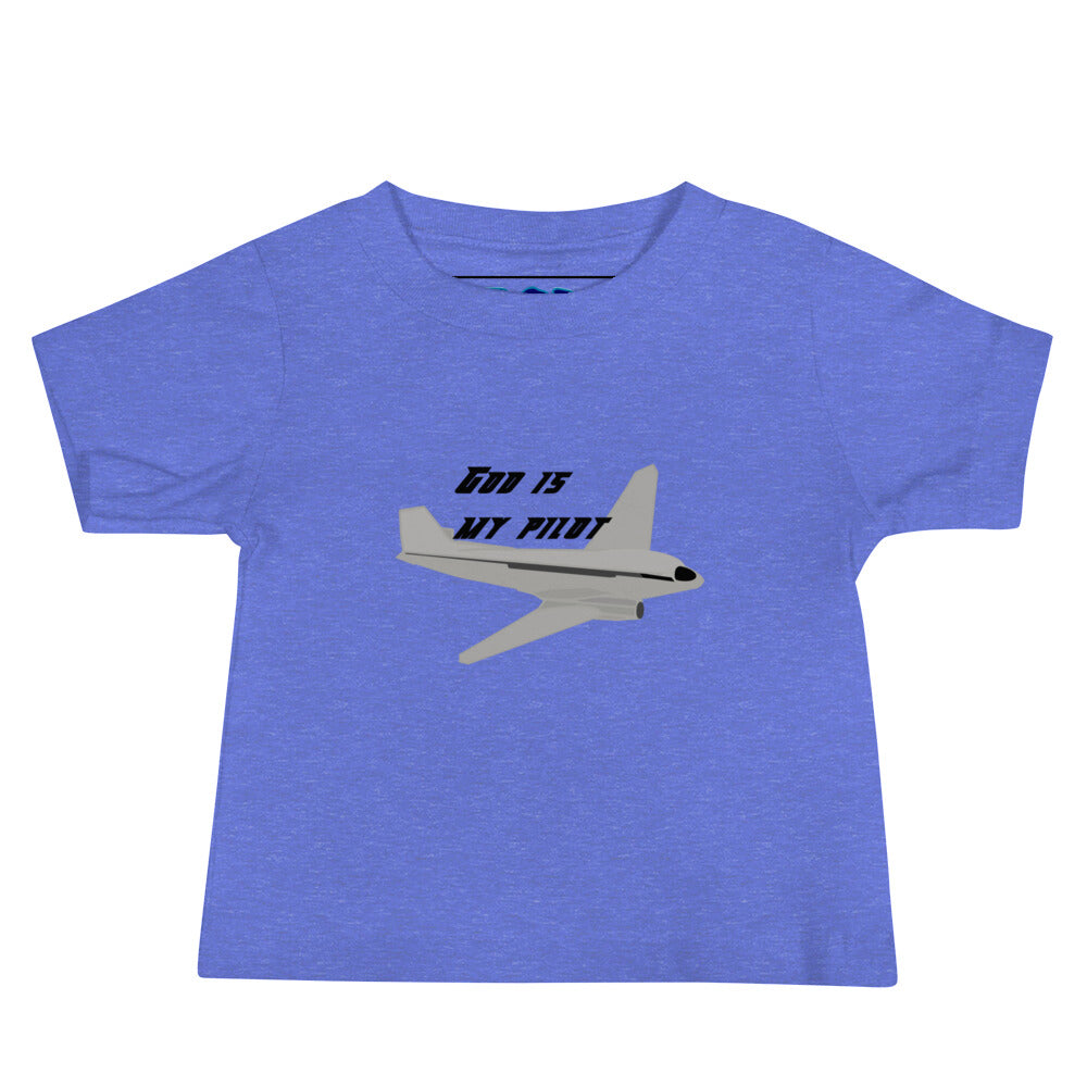 God Is My Pilot Baby Tee