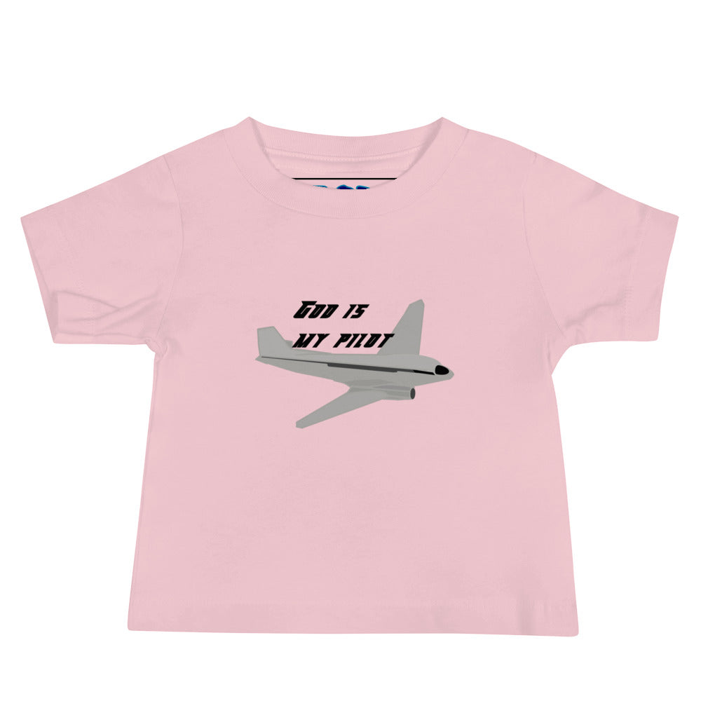 God Is My Pilot Baby Tee