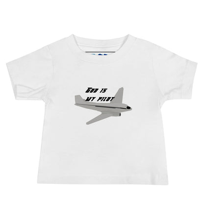 God Is My Pilot Baby Tee