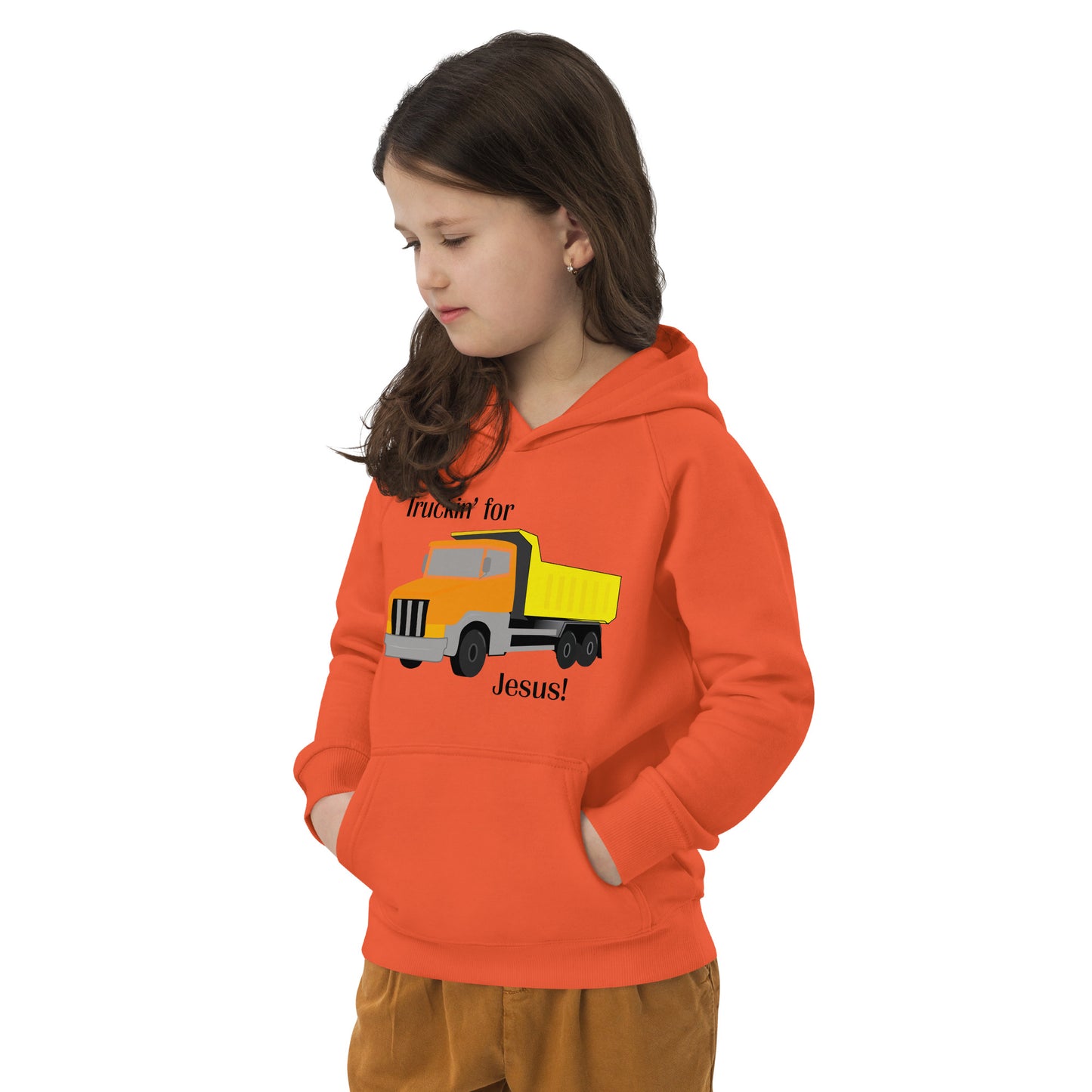 Truckin' for Jesus Kids Eco Hoodie