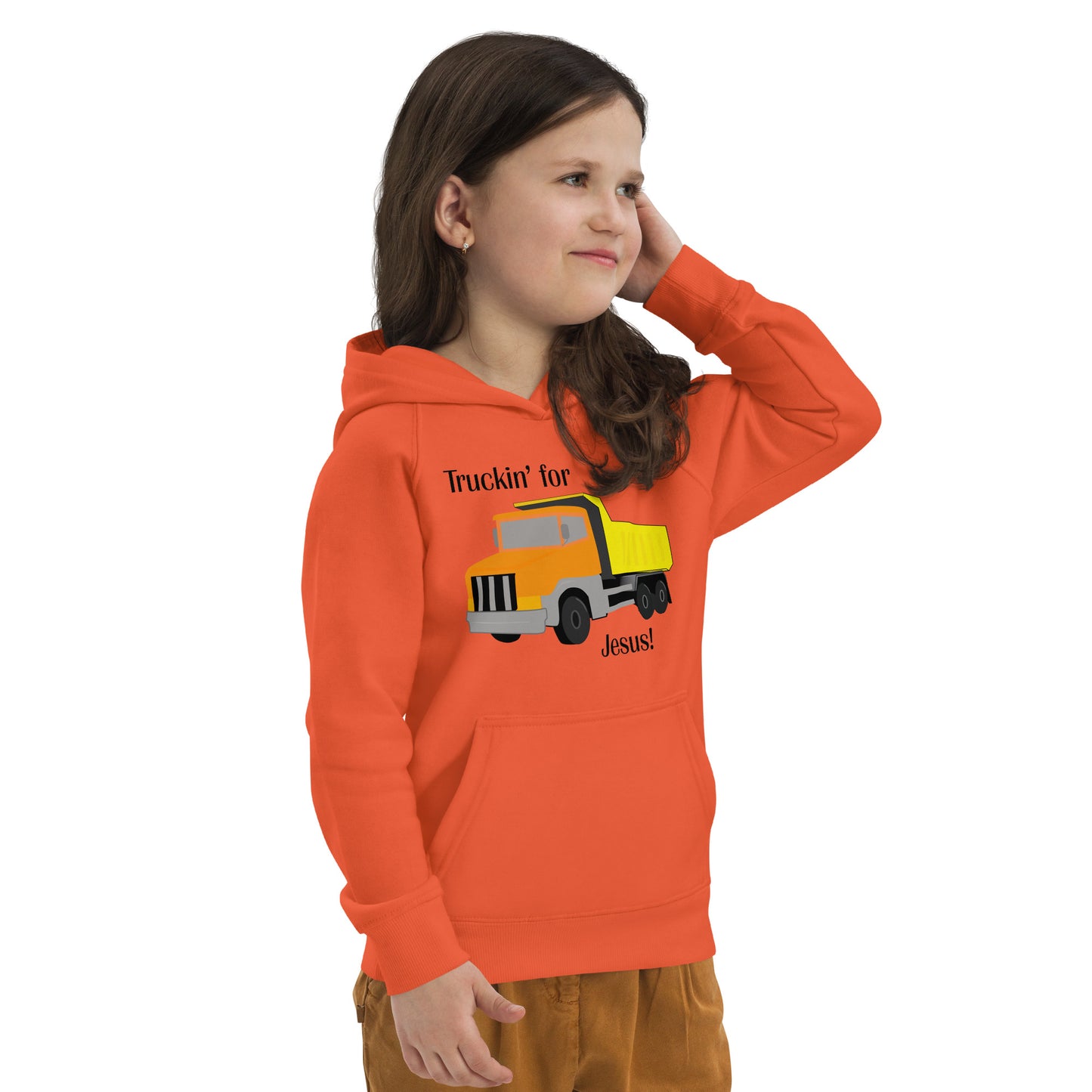 Truckin' for Jesus Kids Eco Hoodie