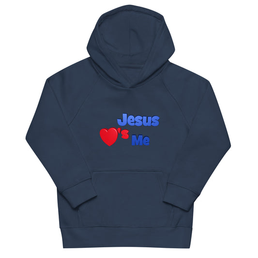 Jesus Loves Me Kids Sustainable Hoodie